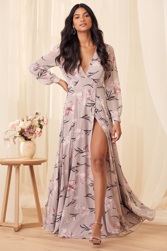 Shop Short or Long Wrap Dress in the 